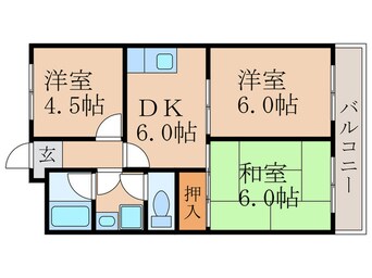 間取図 ヤムズⅡ