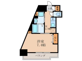 間取図 アクアプレイス梅田5(701)