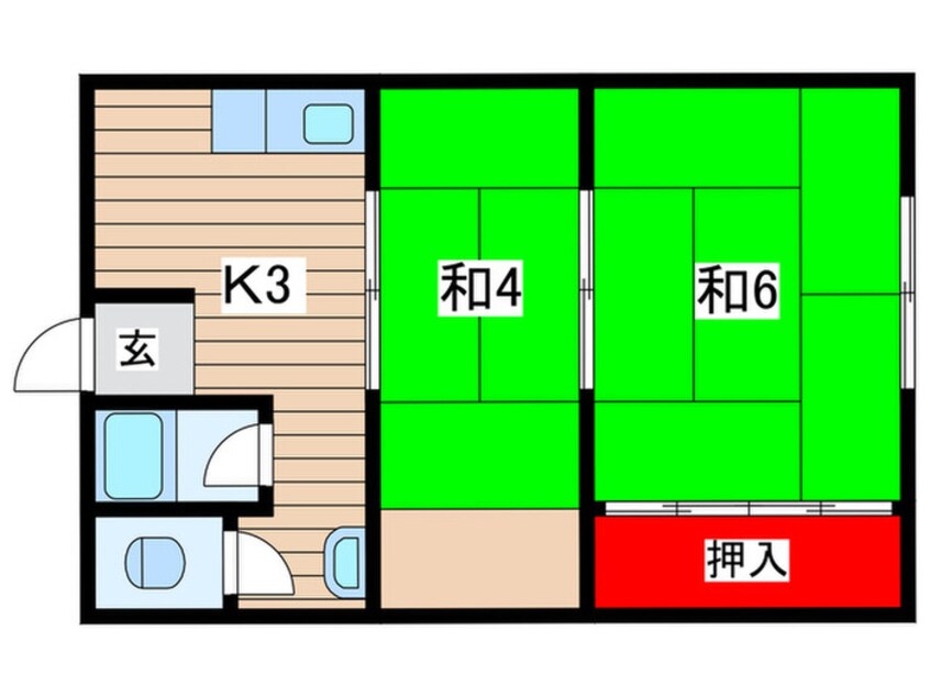 間取図 プリーメルハイツ