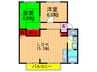 サンアレイ下野Ⅱ 2LDKの間取り