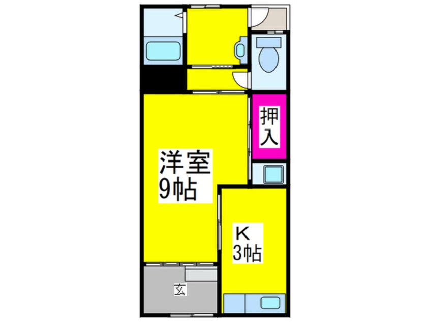 間取図 堺区永代町2-2-27テラス