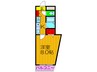 ティホス 1Kの間取り