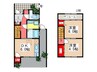 フォレストシティ－３７石切Ａ 2DKの間取り