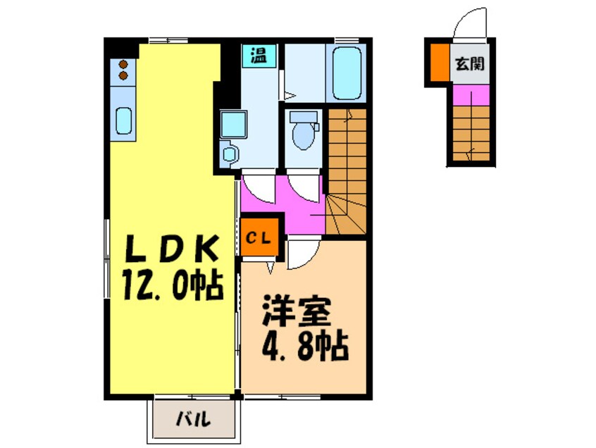 間取図 セジュ－ル名谷Ⅱ