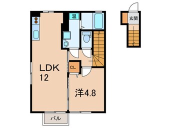 間取図 セジュ－ル名谷Ⅱ