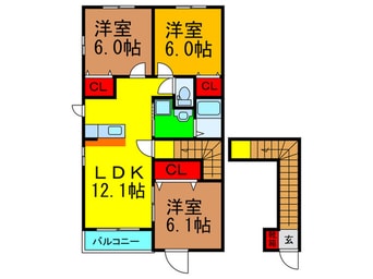間取図 ラ・ソルティ
