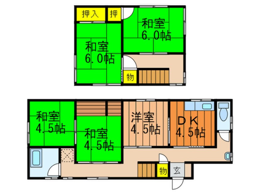 間取図 MAYUMIハウス70号館軸