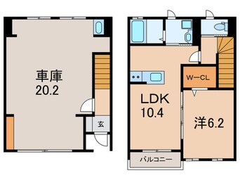 間取図 Ｅｓｐａｓｅ　西宮　Ｂａｓｅ