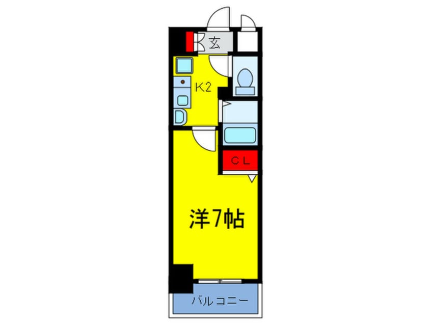 間取図 ｸﾘｴｲﾄ21ｱﾃﾝﾄﾞﾙ梅田903