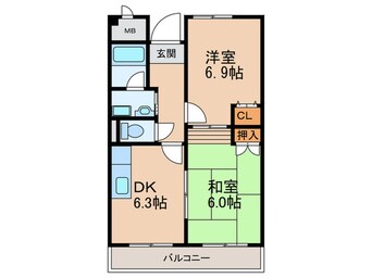 間取図 エスメラード　ヒコ