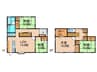 浜１丁目戸建 4LDKの間取り