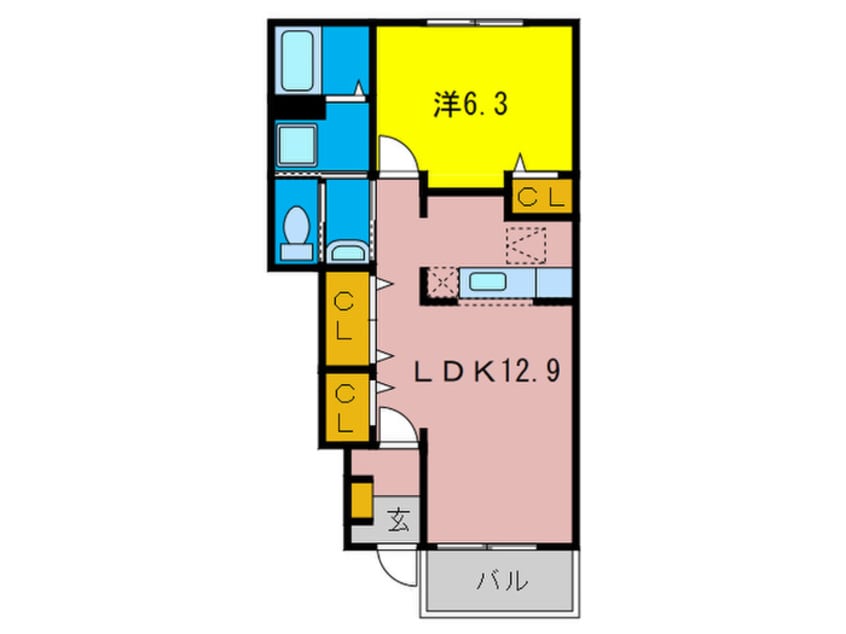 間取図 サニ－ヒル青南台