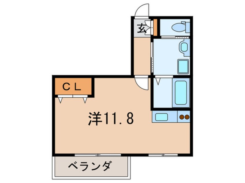 間取図 ヒ－ロ－マンション青木