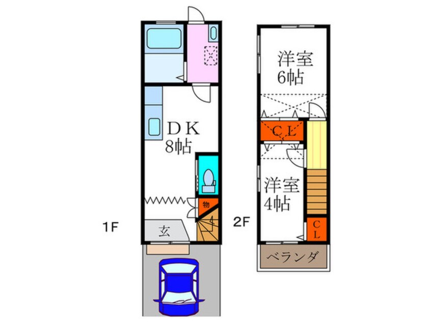 間取図 緑が丘テラスハウス