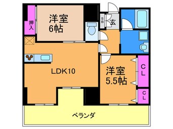 間取図 住之江フタバビル