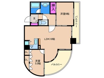 間取図 住之江フタバビル