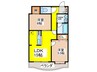 フェルザ住之江公園 2LDKの間取り
