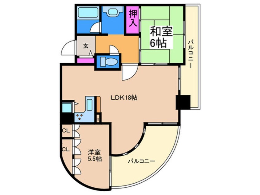 間取図 住之江フタバビル