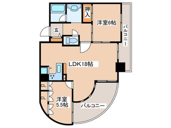 間取図 フェルザ住之江公園