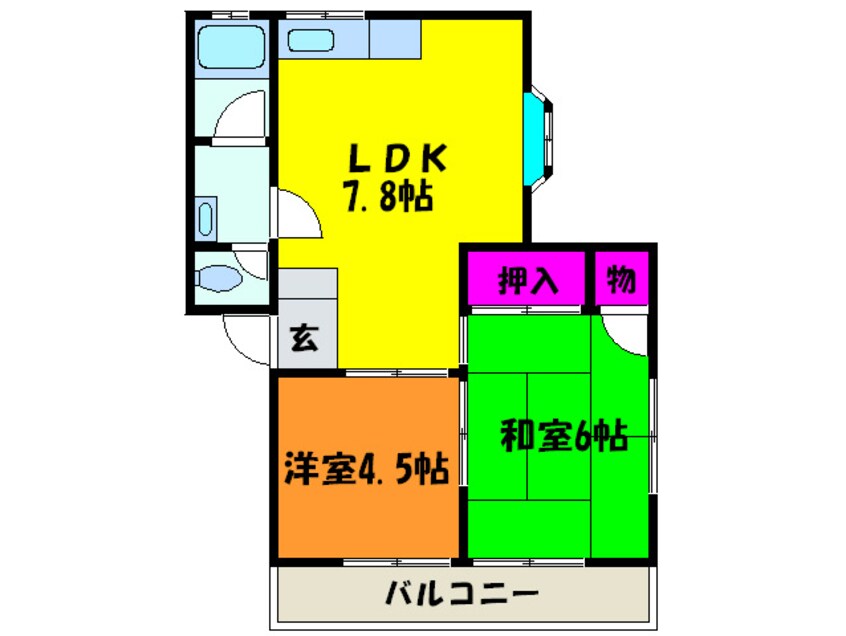 間取図 いずみが丘ハイツ