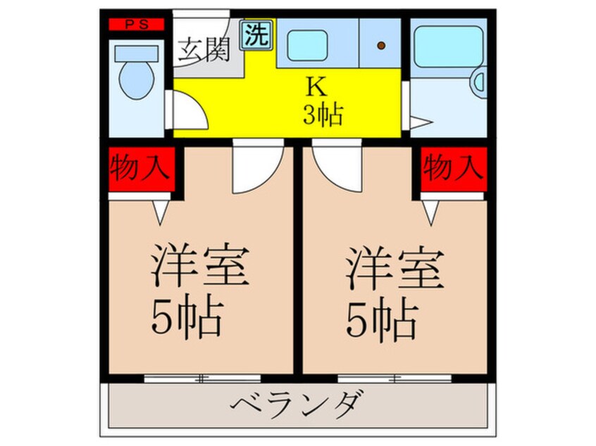 間取図 ティファニーヒルズ