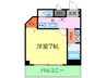 クレアドル須磨Ⅱ 1Kの間取り