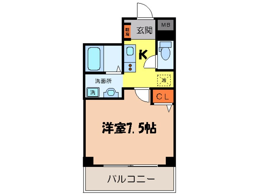 間取図 クレアドル須磨Ⅱ