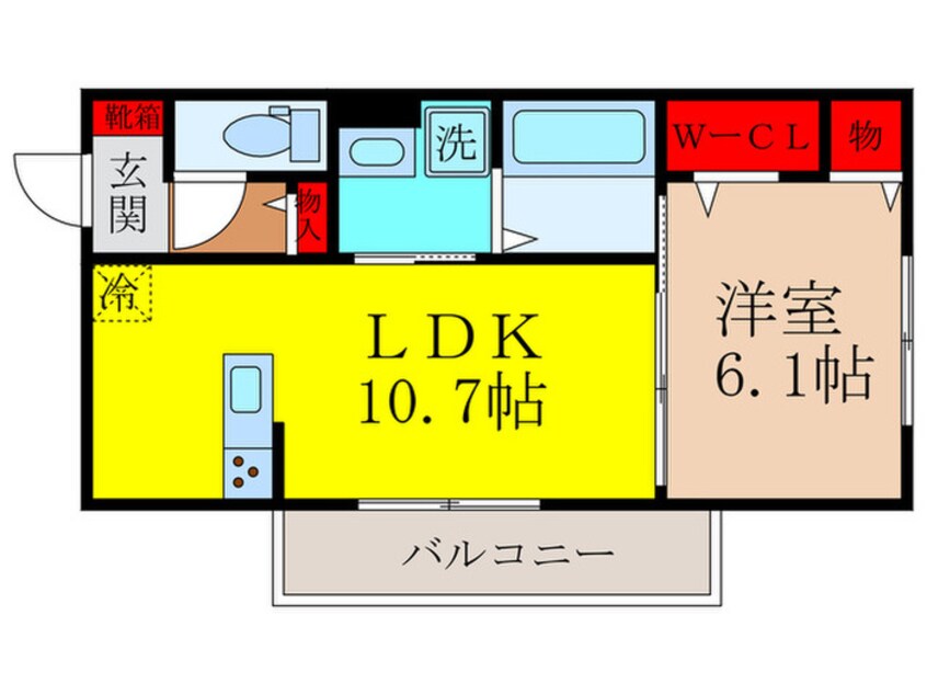 間取図 ラフィーネ八尾東