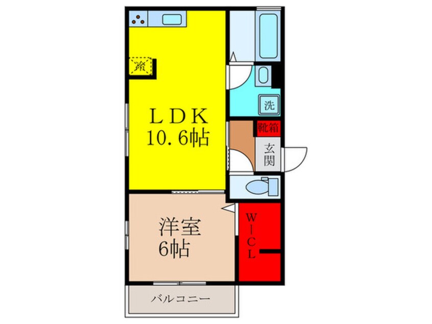 間取図 ラフィーネ八尾東