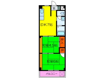 間取図 グランドハイツヤマダ