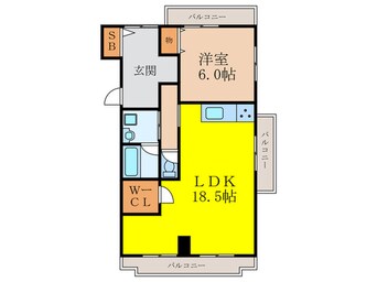 間取図 尾勝山ハイツ