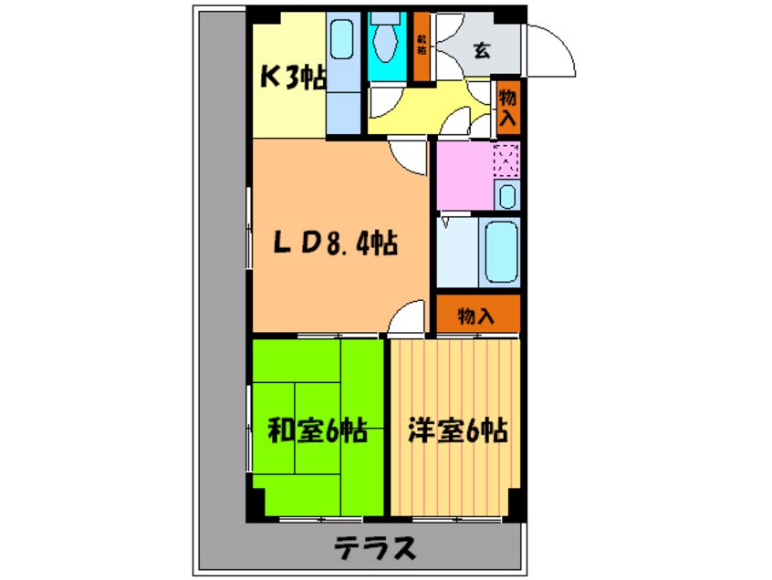 間取図 カディコート