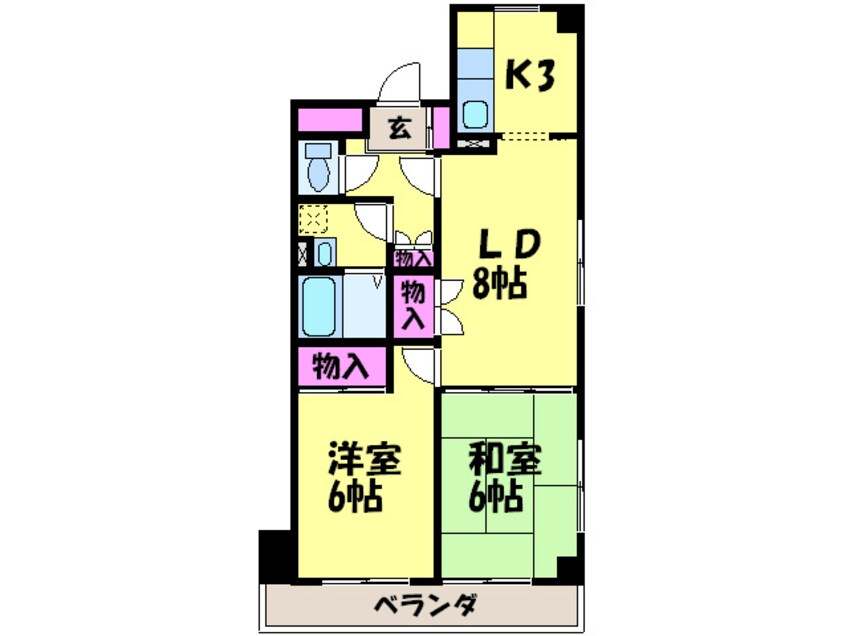 間取図 カディコート