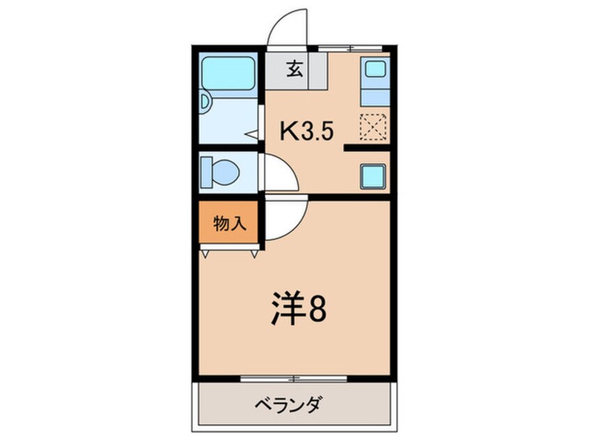 間取図 シャルマン六甲