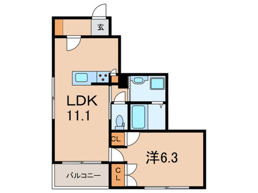 間取図 へーベルメゾン酒蔵通り