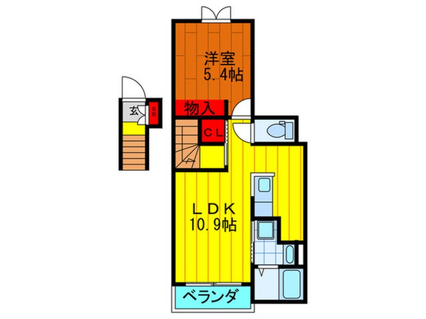 間取図 カメリア　サザンカ