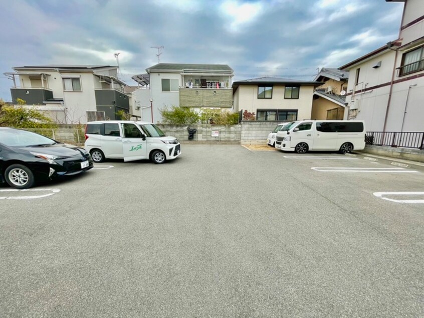 駐車場 カメリア　サザンカ