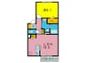 プラムツリー 1LDKの間取り