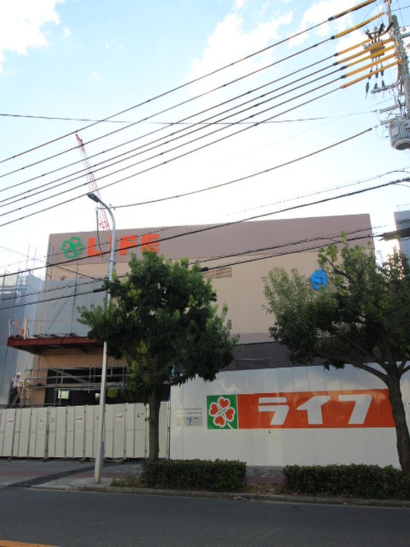 ライフ(スーパー)まで300m ＧＲＥＣＡＬＥ天王寺