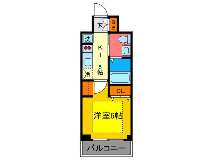 間取り図 ｴｽﾃﾑﾌﾟﾗｻﾞ京都三条大橋（204）