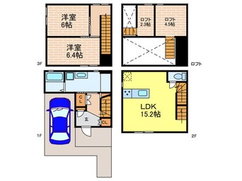 間取図 MERUDAU-Residence Nishiyama