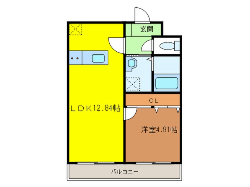 間取図 ウエムラグレース忠岡町