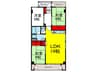 桃山台ｸﾞﾗﾝﾄﾞﾏﾝｼｮﾝＤ１棟(601) 3LDKの間取り