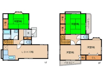 間取図 上ケ原六番町戸建