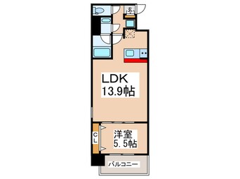 間取図 LaDouceur九条