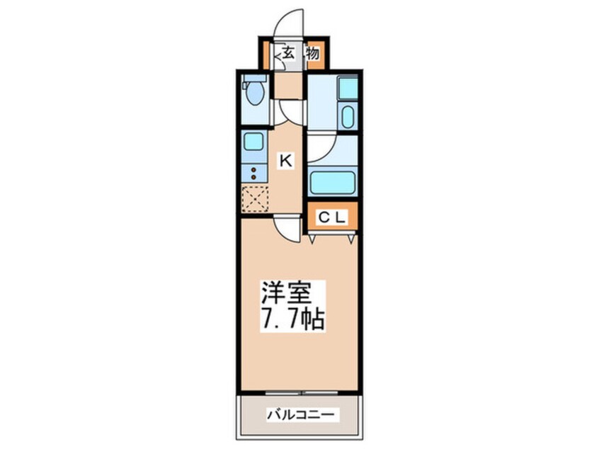 間取図 LaDouceur九条