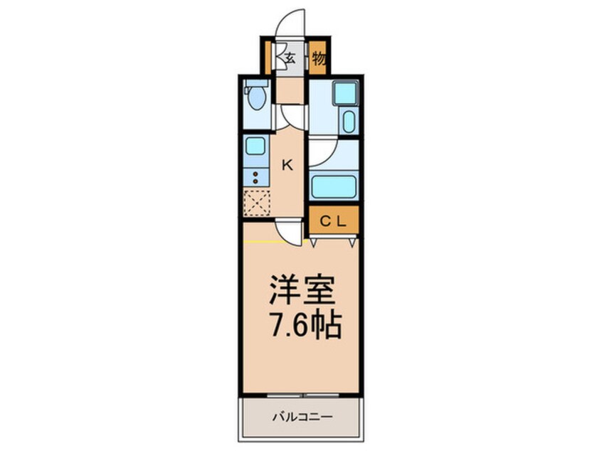 間取図 LaDouceur九条