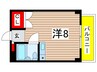 ユニトピア立花 1Rの間取り