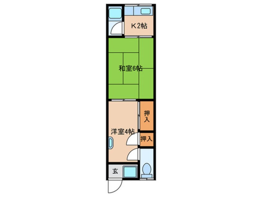 間取図 タイセイパレス北新町