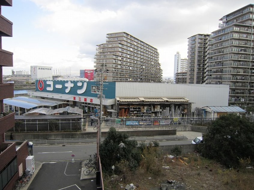 室内からの展望 ミフネセントラルベア東三国